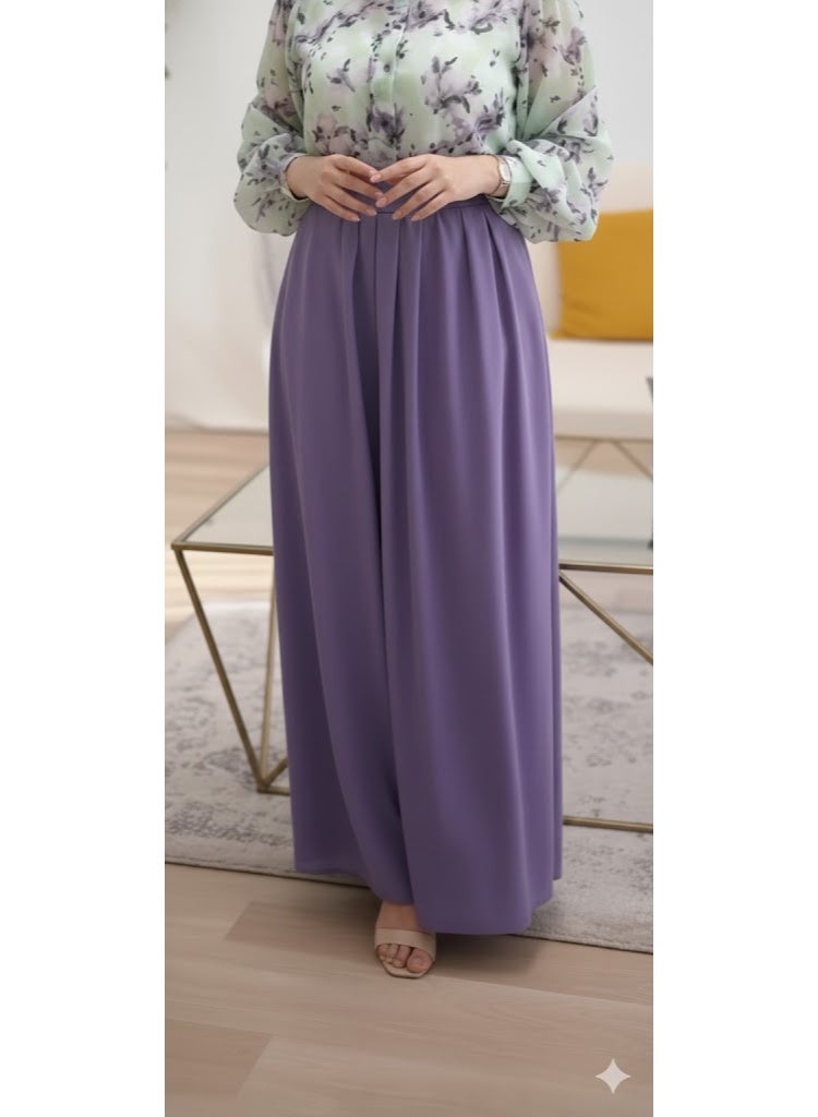 FULL JOY Stylish Two-piece set:Attractive long-Sleeved blouse and a wide skirt with distinctive details; Fashion Outfit. - Image 4